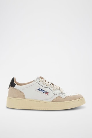 Baskets en cuir Medalist - Blanc et noir