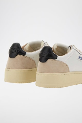 Baskets en cuir Medalist - Blanc et noir