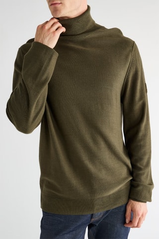 Pull en laine - Kaki