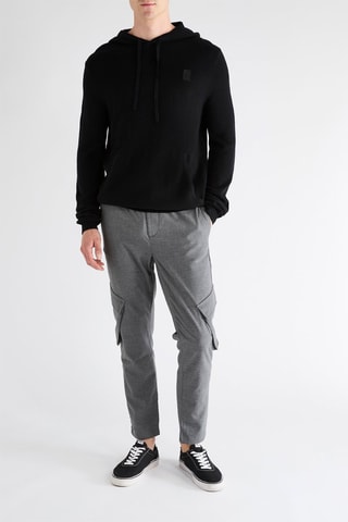 Pull à capuche - Bleu nuit
