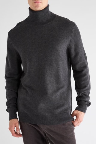 Pull en laine - Gris foncé chiné
