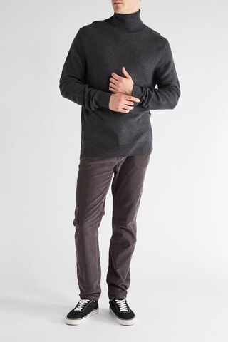 Pull en laine - Gris foncé chiné