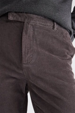 Chino en velours - Anthracite