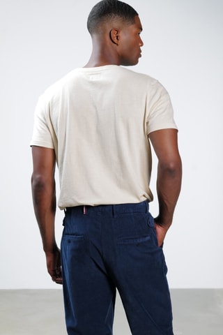 Chino en velours - Bleu marine