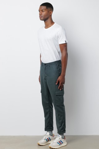 Pantalon cargo - Gris