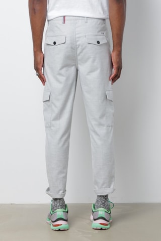 Pantalon cargo - Gris clair