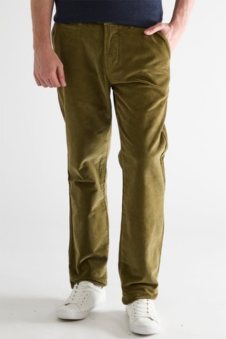 Pantalon en velours - Kaki