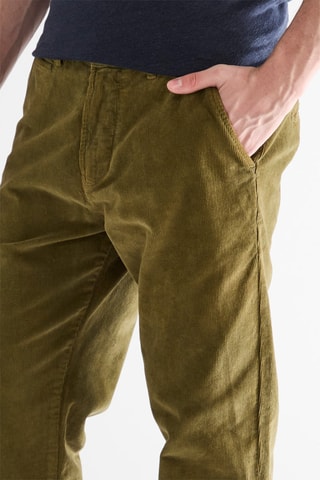 Pantalon en velours - Kaki