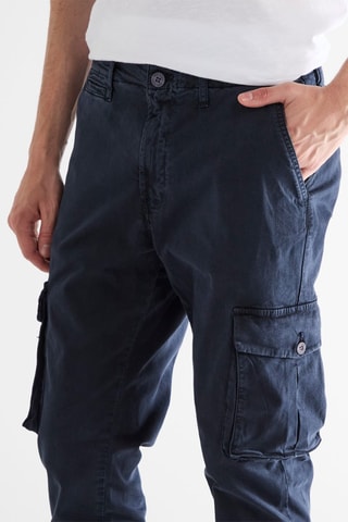 Pantalon cargo - Bleu marine