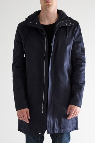 Parka à capuche - Bleu marine