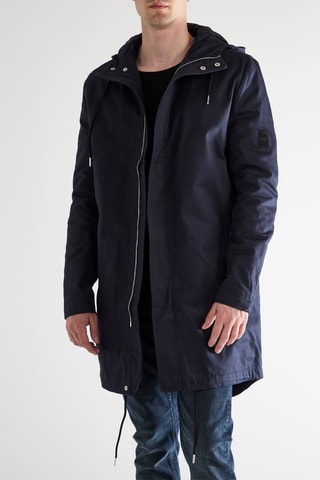 Parka à capuche - Bleu marine