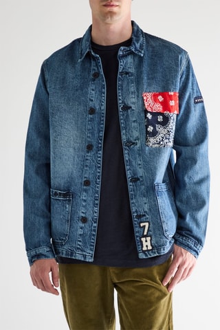 Veste en jean - Bleu marine