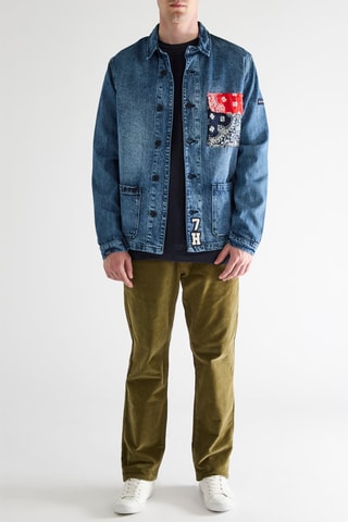 Veste en jean - Bleu marine