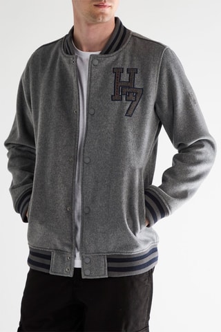 Veste en laine - Gris chiné