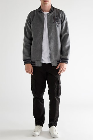 Veste en laine - Gris chiné