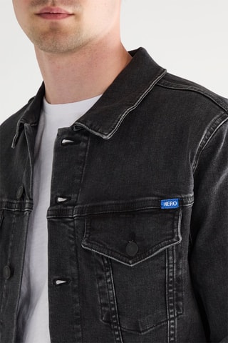 Veste en jean - Noir