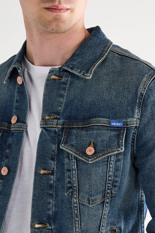 Veste en jean - Bleu