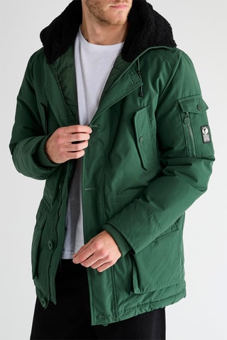 Veste à capuche - Vert foncé