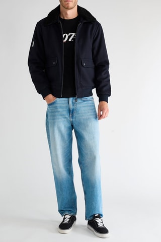 Veste en laine - Bleu marine