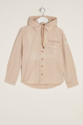 Surchemise à capuche - Beige