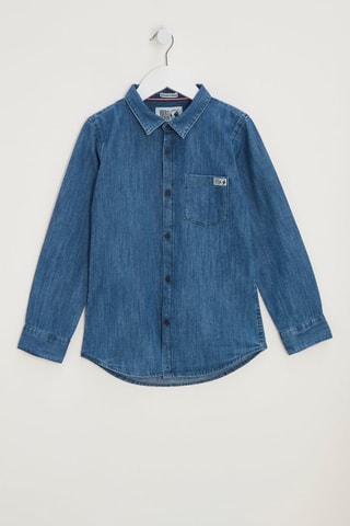Chemise en jean - Bleu foncé