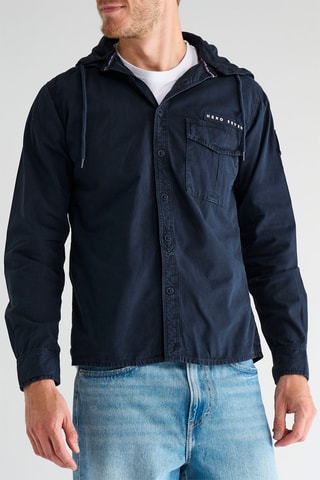 Surchemise à capuche - Bleu marine