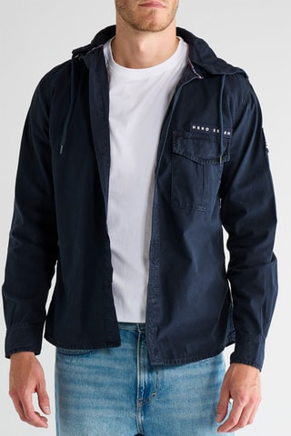 Surchemise à capuche - Bleu marine