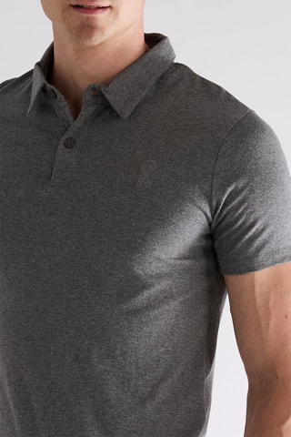 Polo - Gris foncé chiné