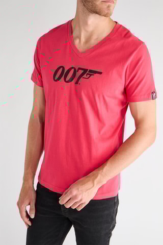 T-shirt James Bond - Fuchsia