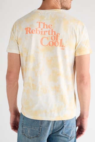 T-shirt tie and dye - Laranja