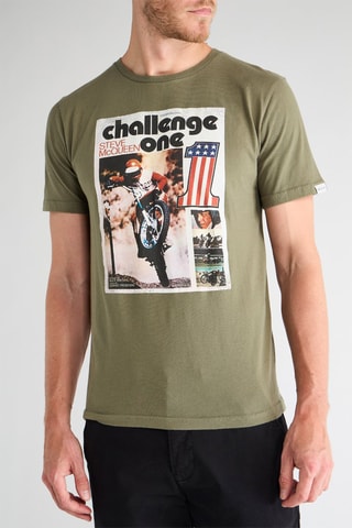 T-shirt Steve McQueen - Vert olive