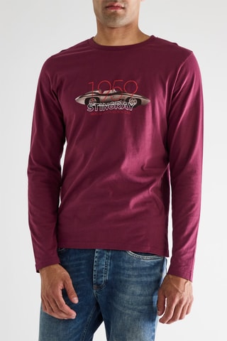T-shirt 1959 Corvette Stingray Racer - Grenat