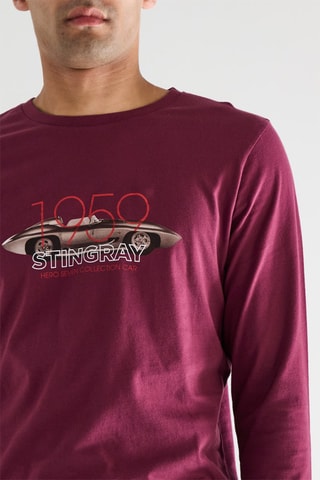 T-shirt 1959 Corvette Stingray Racer - Grenat