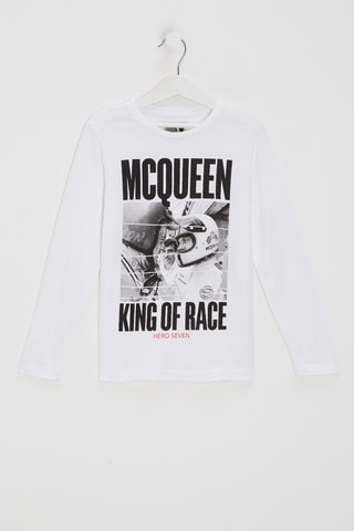 T-shirt Steve Mcqueen - Blanc