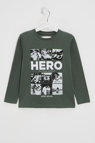 T-shirt Steve McQueen - Verde
