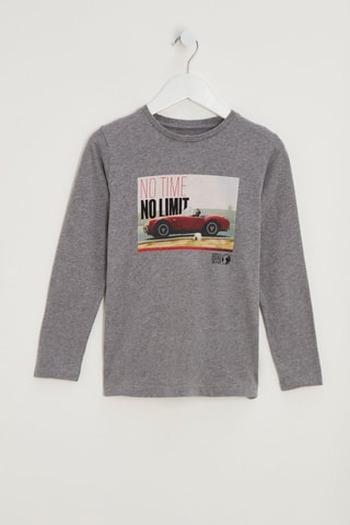 T-shirt Steve McQueen - Gris clair chiné