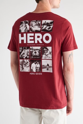 T-shirt Steve McQueen - Bordeaux