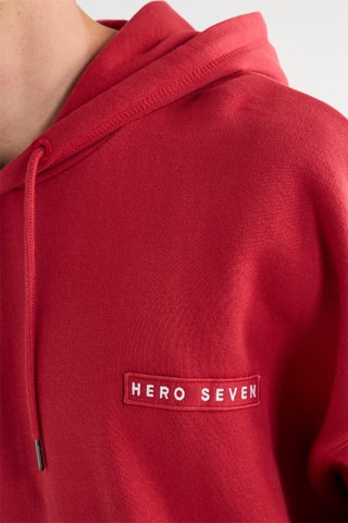 Sweat à capuche - Rouge