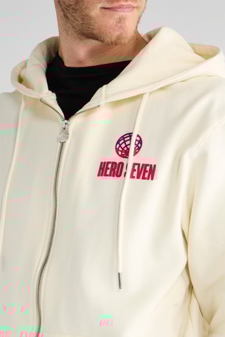 Sweat à capuche - Ecru