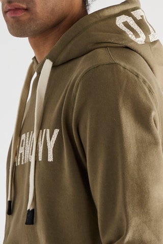 Sweat à capuche - Vert olive