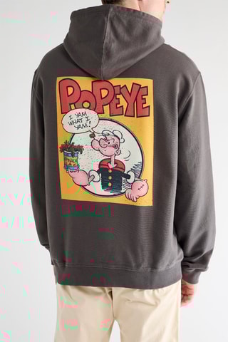 Sweat à capuche Popeye - Anthracite