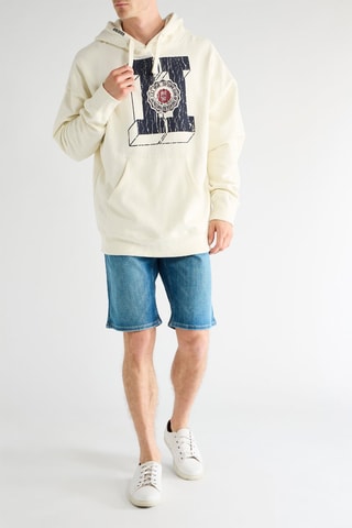 Sweat à capuche - Ecru