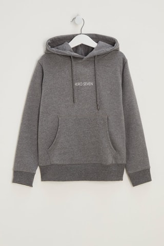 Sweat com capuz - Cinzento