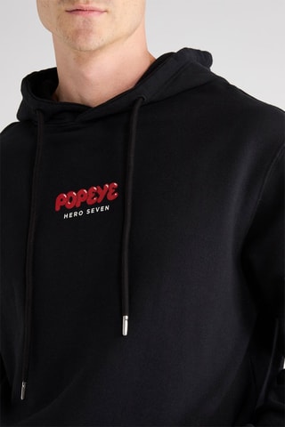 Sweat à capuche Popeye - Noir