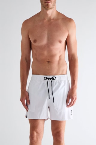 Short de bain - Blanc