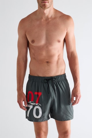 Short de bain James Bond - Gris foncé