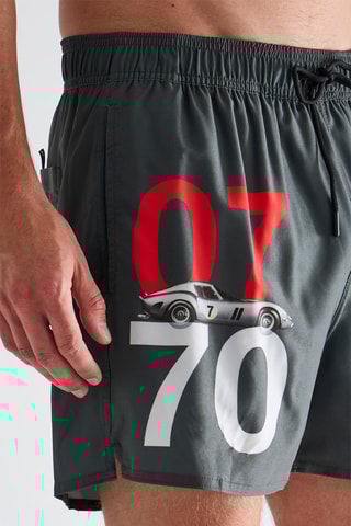 Short de bain James Bond - Gris foncé