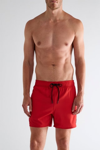 Short de bain - Rouge