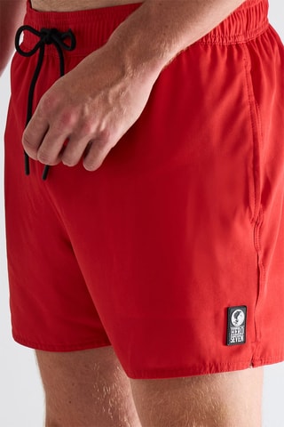 Short de bain - Rouge