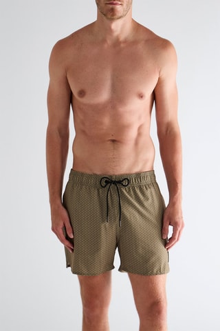 Short de bain - Kaki